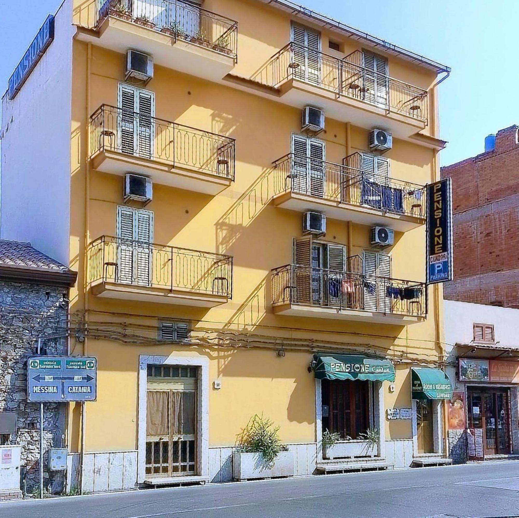 Hotel Pensione Cundari Ταορμίνα Εξωτερικό φωτογραφία